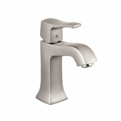 Hansgrohe 31077821 Metris C Bathroom Faucet, Commercial, 1.2 gpm Flow Rate, 3-7/8 in H Spout, 1 Handles, 1 Faucet Holes, Brushed Nickel, Function: Traditional