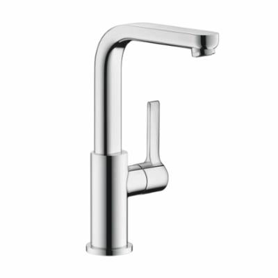 Hansgrohe 31161001 Tall Bathroom Faucet, Metris S, Commercial, 1.2 gpm Flow Rate, 8-7/8 in H Spout, 1 Handles, Pop-Up Drain, 1 Faucet Holes, Polished Chrome, Function: Traditional