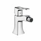 Hansgrohe 31275001 Metris C Bidet Faucet, 1.5 gpm, 4 in H Spout, 1 Handle, Pop-Up Drain, Polished Chrome