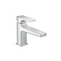 Hansgrohe 32505001 Bathroom Faucet, Metropol 100, 1.2 gpm Flow Rate, 4-5/8 in H Spout, 1 Handles, 1 Faucet Holes, Polished Chrome, Function: Traditional