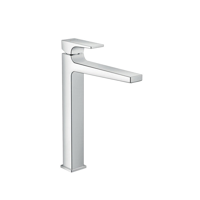 Hansgrohe 32513001 Bathroom Faucet, Metropol 260, 1.2 gpm Flow Rate, 10-1/4 in H Spout, 1 Handles, 1 Faucet Holes, Polished Chrome, Function: Traditional
