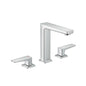 Hansgrohe 32519001 Metropol 160 Widespread Bathroom Faucet, 1.2 gpm, 6-1/4 in H Spout, 4 in Center, Polished Chrome, 2 Handles