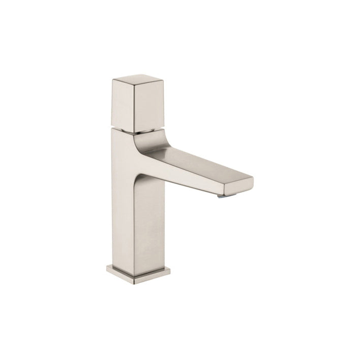 Hansgrohe 32571821 Metropol 110 Select Bathroom Faucet, 1.2 gpm Flow Rate, 4-5/8 in H Spout, 1 Handle, 1 Faucet Hole, Brushed Nickel, Function: Traditional