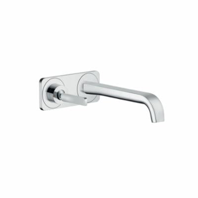 AXOR 36114001 Citterio E Lavatory Faucet Trim, 1.2 gpm Flow Rate, 1-5/8 in H Spout, 3-7/8 in Center, Polished Chrome, 1 Handles, Function: Traditional