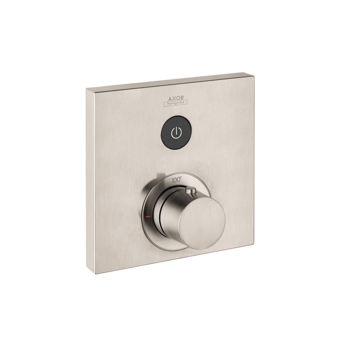 AXOR 36714821 Square Thermostatic Trim, Brushed Nickel