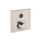 AXOR 36714821 Square Thermostatic Trim, Brushed Nickel