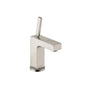AXOR 39010821 Bathroom Faucet, Citterio, Commercial, 1.2 gpm Flow Rate, 4-3/8 in H Spout, 1 Handles, Pop-Up Drain, 1 Faucet Holes, Brushed Nickel, Function: Traditional