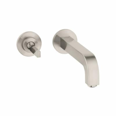 AXOR 39116821 Bathroom Faucet Trim, Citterio, Commercial, 1.2 gpm Flow Rate, Brushed Nickel, 1 Handles, Function: Traditional