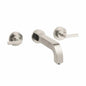 AXOR 39147821 Bathroom Faucet Trim, Citterio, Commercial, 1.2 gpm Flow Rate, 8 in Center, Brushed Nickel, 2 Handles, Function: Traditional