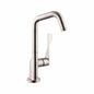 AXOR 39851801 Bar Faucet, Citterio, Steel Optik, 1 Handle, 1.5 gpm