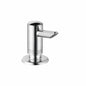 AXOR 40418000 Kitchen Soap/Lotion Dispenser, Polished Chrome, 12 oz Capacity, Deck Mount, Plastic