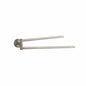 Hansgrohe 40512820 Wall Mount Dual Towel Bar, Logis, 2 in OAD x 2-5/8 in OAH, Brass, Brushed Nickel