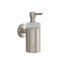 Hansgrohe 40514820 Logis S/E Soap Dispenser, Brushed Nickel, 8 oz Capacity, Wall Mount, Brass/Plastic
