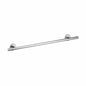 Hansgrohe 40516000 Wall Mount Towel Bar, Logis, 24 in L Bar, 2-7/8 in OAD x 2-1/2 in OAH, Brass, Polished Chrome