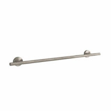 Hansgrohe 40516820 Wall Mount Towel Bar, Logis, 24 in L Bar, 2-7/8 in OAD x 2-1/2 in OAH, Brass, Brushed Nickel
