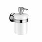 AXOR 42019000 Montreux Soap Dispenser, Polished Chrome, 8 oz Capacity, Wall Mount, Porcelain