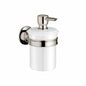 AXOR 42019830 Montreux Soap Dispenser, Polished Nickel, 8 oz Capacity, Wall Mount, Porcelain