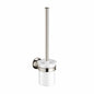 AXOR 42035830 Montreux Toilet Brush With Holder, 13-5/8 in H, Solid Brass, Polished Nickel