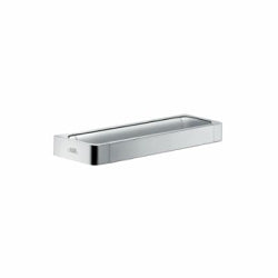 AXOR 42830000 Universal EU Version Wall Mount Short Towel Bar/Rail, 3-1/8 in OAD x 1-1/4 in OAH, Metal, Import
