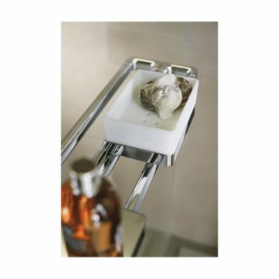 AXOR 42832820 695 Universal EU Version Wall Mount Medium Towel Bar/Rail, 3-1/8 in OAD x 1-1/4 in OAH, Metal, Import