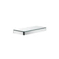 AXOR 42838000 Universal EU Version Shelf, 11-3/4 in OAL x 4-3/8 in OAD x 1-1/8 in OAH, Glass/Metal, Import