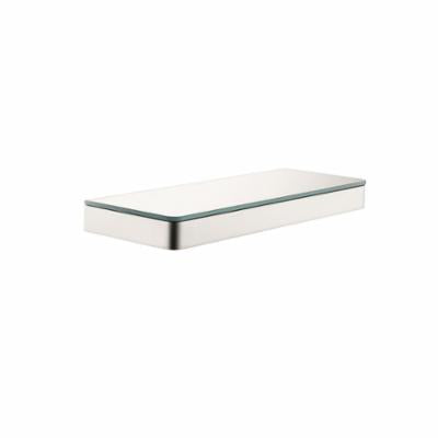 AXOR 42838820 Universal EU Version Shelf, 11-3/4 in OAL x 4-3/8 in OAD x 1-1/8 in OAH, Glass/Metal, Import