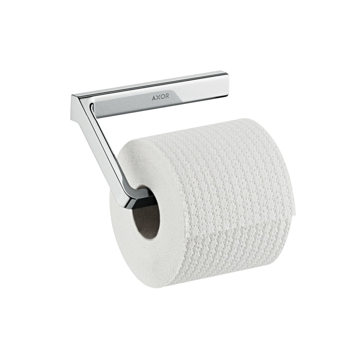 AXOR 42846000 Universal Toilet Paper Roll Holder, 2-3/4 in H, Metal, Polished Chrome