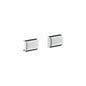 AXOR 42871000 Universal EU Version Rail Back Cover, Metal, Polished Chrome, Import