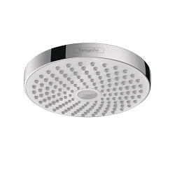 Hansgrohe 4388400 Croma Select S 180 Shower Head, 1.8 gpm Flow Rate, 2 Sprays, 7-3/8 in W x 7-3/8 in D Head