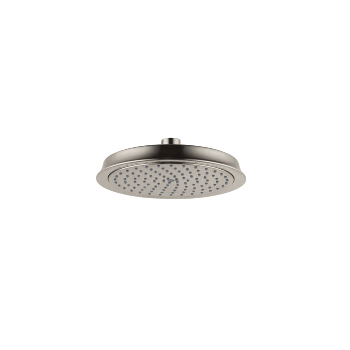 Hansgrohe 4722820 Shower Head, Raindance Classic 180, 2 gpm, 1 Sprays, 8-3/8 in Dia x 1-1/4 in H Head