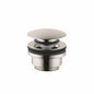 Hansgrohe 50100821 Push-Open Sink Drain, 1-1/4 in Nominal, 2-1/2 in, Brass Drain, Domestic