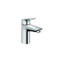 Hansgrohe 71100001 Bathroom Faucet, Logis 100, 1.2 gpm Flow Rate, 3-5/8 in H Spout, 1 Handles, Pop-Up Drain, 1 Faucet Holes, Polished Chrome, Function: Traditional