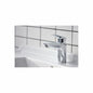 Hansgrohe 71100821 Bathroom Faucet, Logis 100, 1.2 gpm Flow Rate, 3-5/8 in H Spout, 1 Handles, Pop-Up Drain, 1 Faucet Holes, Brushed Nickel, Function: Traditional