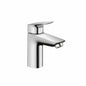Hansgrohe 71104001 Bathroom Faucet, Logis 100, 1 gpm Flow Rate, 3-5/8 in H Spout, 1 Handles, 1 Faucet Holes, Polished Chrome, Function: Traditional