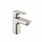 Hansgrohe 71700821 Basin Mixer, Talis E 80, 1.2 gpm Flow Rate, 2-3/4 in H Spout, 1 Handles, Pop-Up Drain, 1 Faucet Holes, Brushed Nickel, Function: Traditional