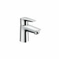 Hansgrohe 71708001 Basin Mixer, Talis E 80, 1 gpm Flow Rate, 2-3/4 in H Spout, 1 Handles, 1 Faucet Holes, Polished Chrome, Function: Traditional