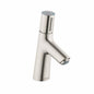 Hansgrohe 72040821 Basin Mixer, Talis S 80, 1.2 gpm Flow Rate, 2-5/8 in H Spout, 1 Handles, Pop-Up Drain, 1 Faucet Holes, Brushed Nickel, Function: Traditional