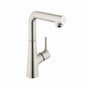 Hansgrohe 72105821 Basin Mixer, Talis S 210, 1.2 gpm Flow Rate, 8-7/8 in H Spout, 1 Handles, Pop-Up Drain, 1 Faucet Holes, Brushed Nickel, Function: Traditional