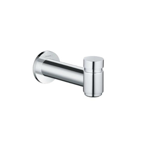 Hansgrohe 72411001 Talis S Tub Spout With Diverter, 5-5/8 in L x 1-3/8 in H, Solid Brass, Polished Chrome