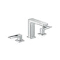 Hansgrohe 74518001 Metropol 110 Widespread Bathroom Faucet, 1.2 gpm, 4-1/2 in H Spout, 4 in Center, Polished Chrome, 2 Handles