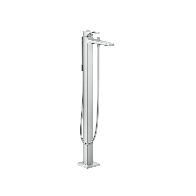 Hansgrohe 74532001 Metropol Freestanding Tub Filler Trim, 1.75 gpm Flow Rate, Polished Chrome, 1 Handles