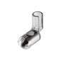 Hansgrohe 88590000 Unica E Wall Bar Slider, For Use With Croma E 75 3-Jet Wall Bar Set/2-Jet Wall Bar Set, 24 in and Unica E Wall Bar, Brass/Plastic, Polished Chrome