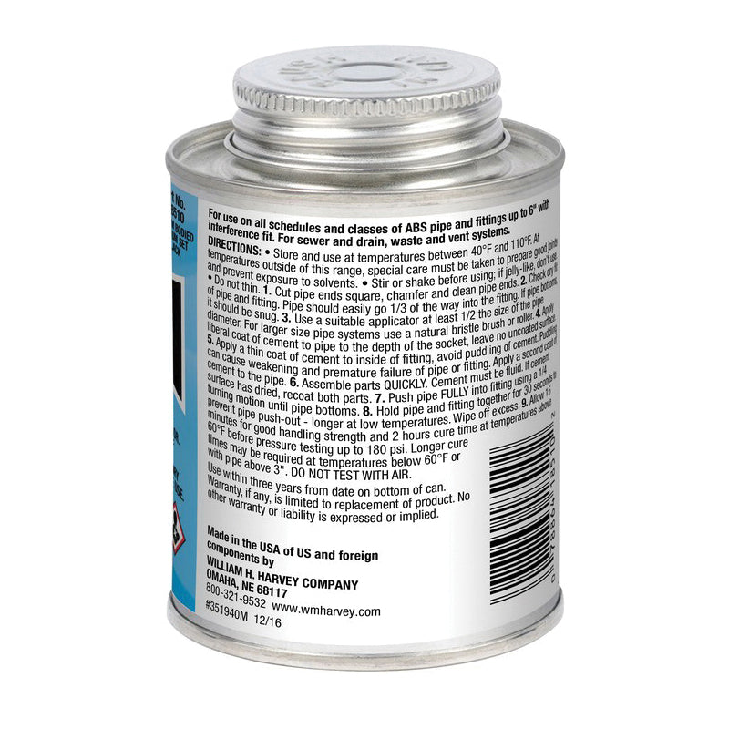 A-6 - Low Voc Medium Body ABS Solvent Cement - PF10245