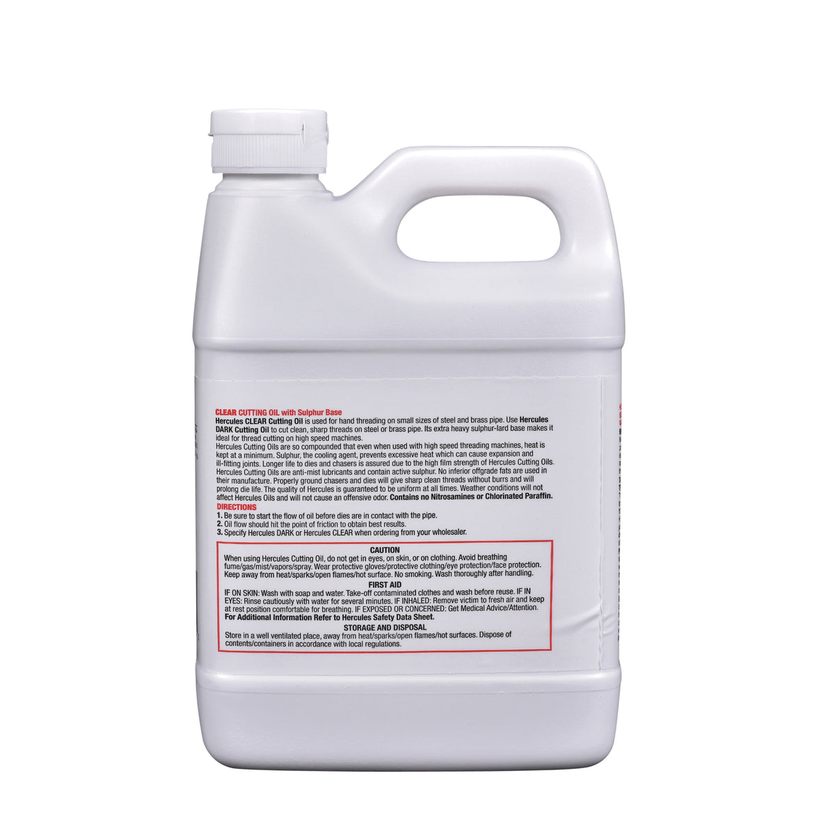 Cutting Oil - 32 oz - Slight Hydrocarbon Odor/Scent