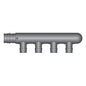 HeatLink® EX13204 EX13000 4-Port Single Row Tee, 3/4 in Nominal, PEX F1960 x Closed End Style, Polyphenylsulfone, Import