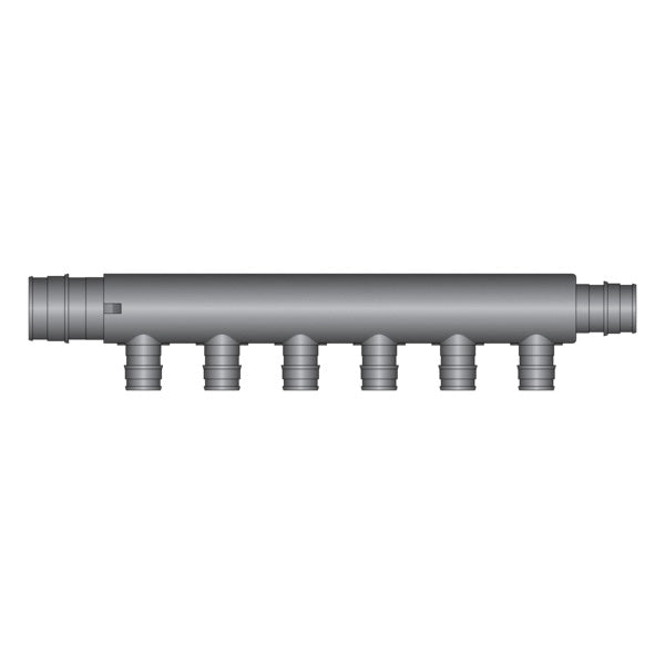 HeatLink® EX14706 EX14000 6-Port Tee, 1 x 3/4 in Nominal, PEX F1960 End Style, Polyphenylsulfone, Import