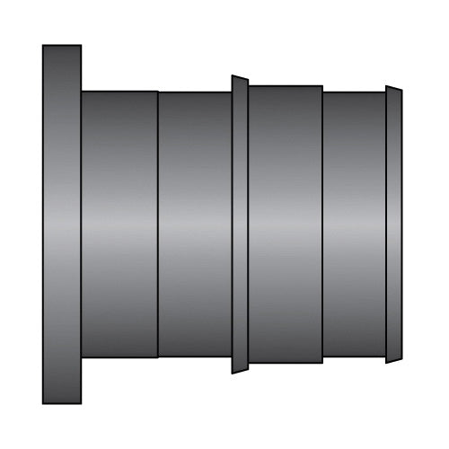 EX15000 - 1" Plug - Black - Polyphenylsulfone