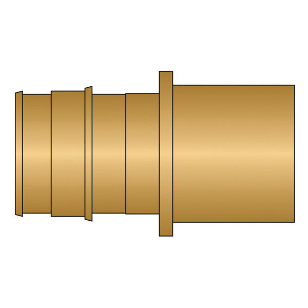 HeatLink® EX27128NL 27100NL Adapter, 1 in Nominal, PEX F1960 x Male C End Style, Brass, Import