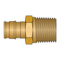 HeatLink® EX27505NL EX27500NL Adapter, 1/2 in Nominal, PEX F1960 x MNPT End Style, Brass, Import