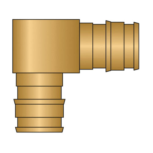 EX28000NL - 1/2" Elbow - Brass - PEX F1960